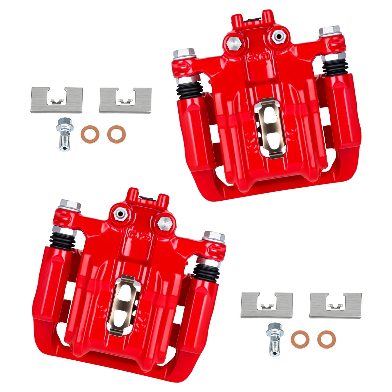 cciyu Rear Left &amp; Right Disc Brake Calipers Assembly 19B6886 19B6887