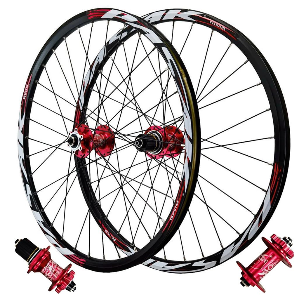 Roues VTT 26 27.5 29 pouces à roulements étanches avec axe traversant 142mm