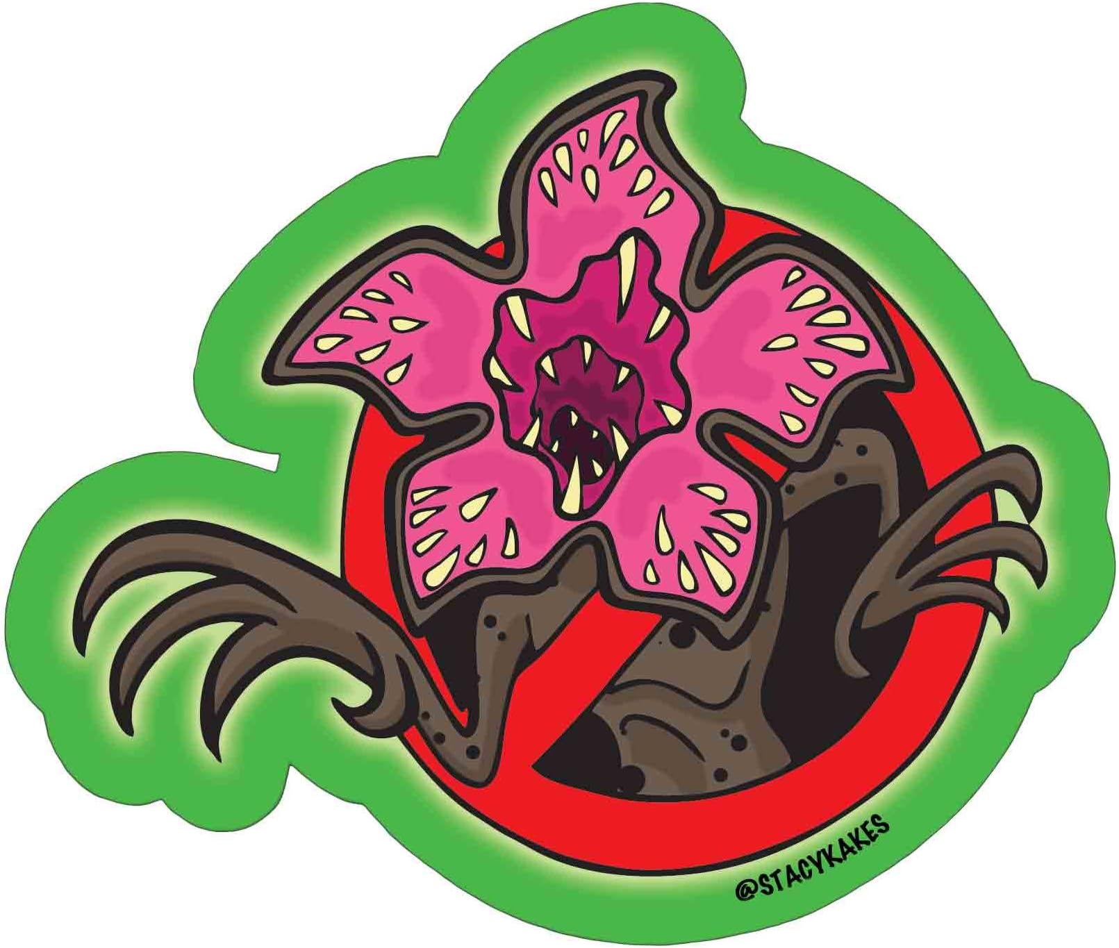 Demogorgon Decal - for Cars, Laptops, and More! - Use Inside or Outside - Sicks to Any Flat Smooth Surface