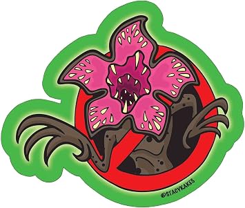 Demogorgon Decal - for Cars, Laptops, and More! - Use Inside or Outside - Sicks to Any Flat Smooth Surface