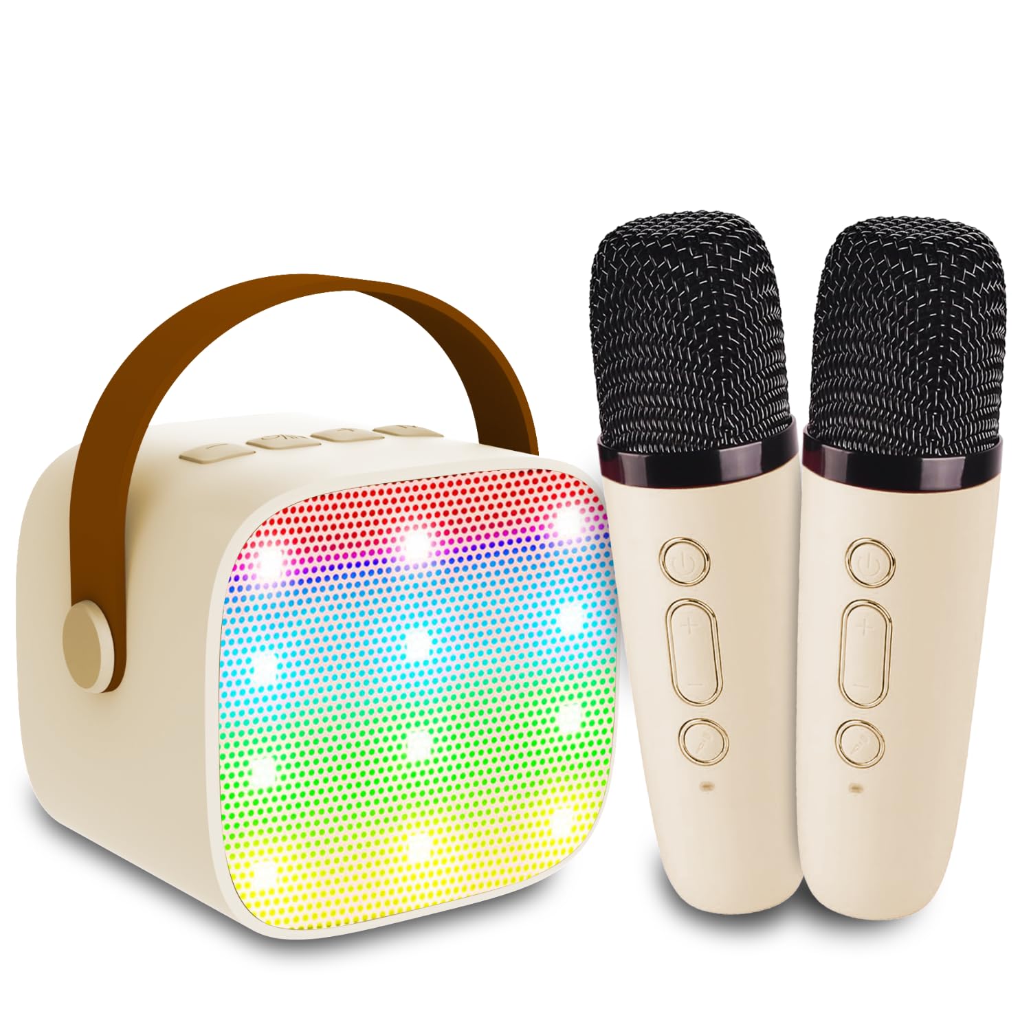 Mini Karaoke Machine for Kids & Adult, Mini Portable Bluetooth Speaker ...