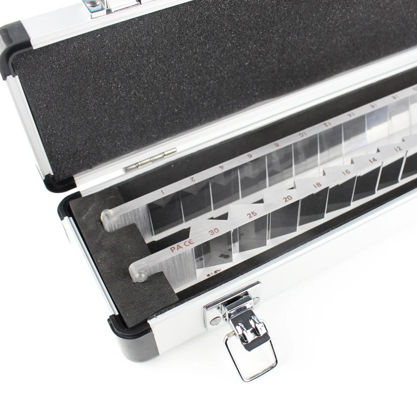 HMWOKPOT Optical Ophthalmic Prism Set, Strabismus Examination Kit with Horizontal (16) & Vertical (15) Eye Prism Bars for Ophthalmology Hospitals