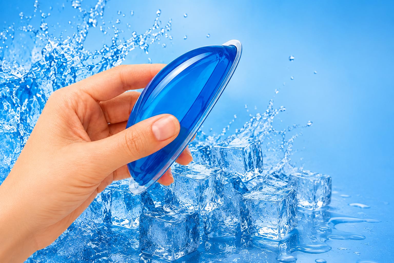 Emorragia Trattamento Emorroide Ice Pack - Silicone Gel Freeze Pack, coppia con custodia