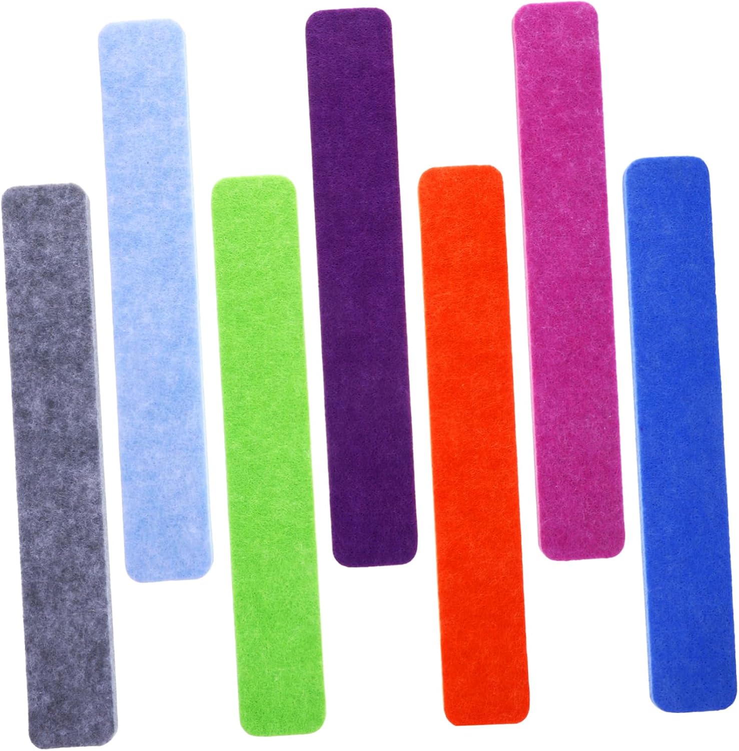7pcs Cute Bulletin Board Strips Felt Office Wall Decor for School Easy Install Pin Board