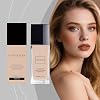 Lanera Foundation For Women,Colour Changing Foundation Concealer For Mature Skin,Full Coverage,Moisturizing And Clear Liquid Face Foundations Concealers,Soft Matte,Long Lasting Makeup,2PCS(Natural)