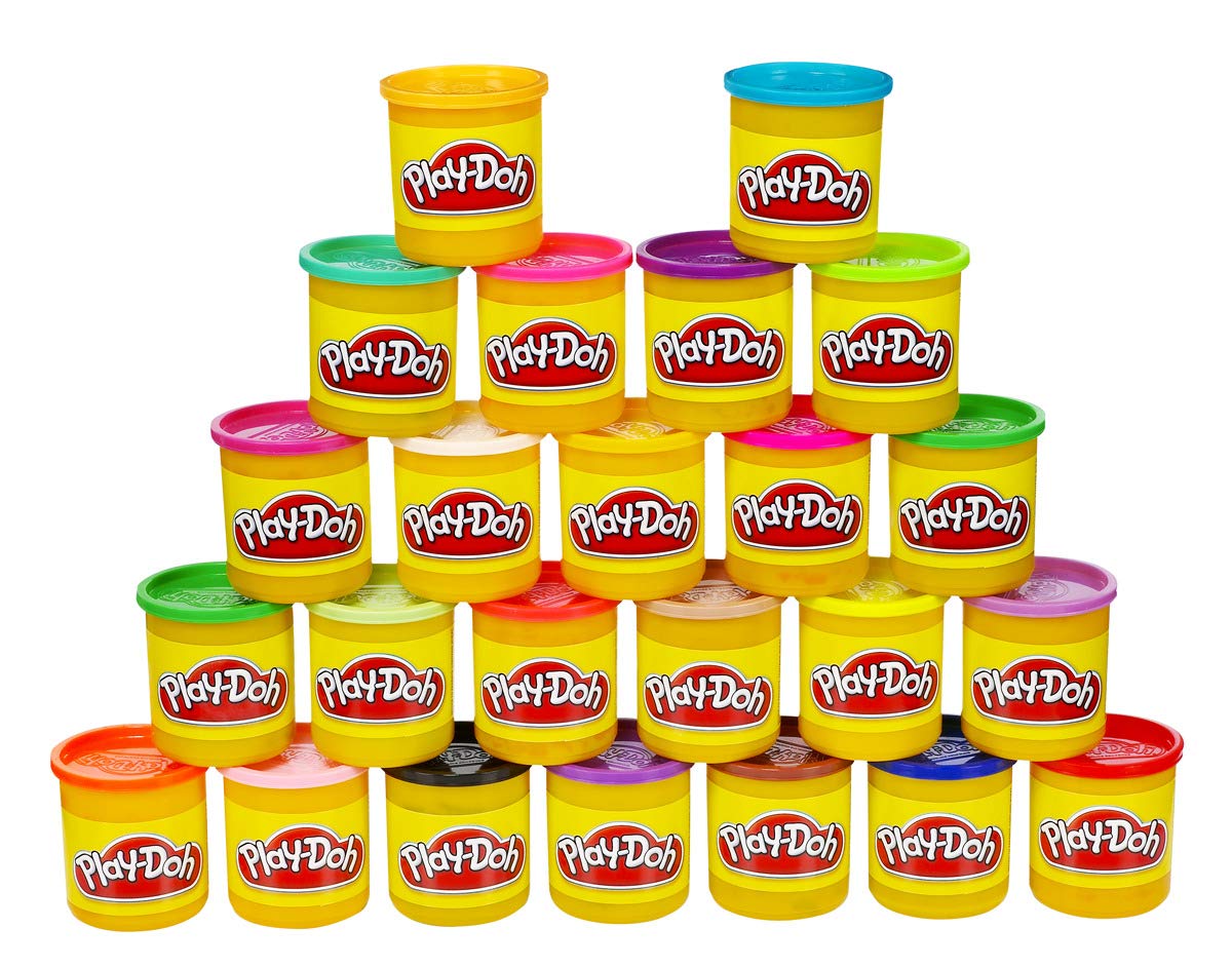 Play-Doh 24 Colours Modelling Clay, 24-Pack, Model 20383F03