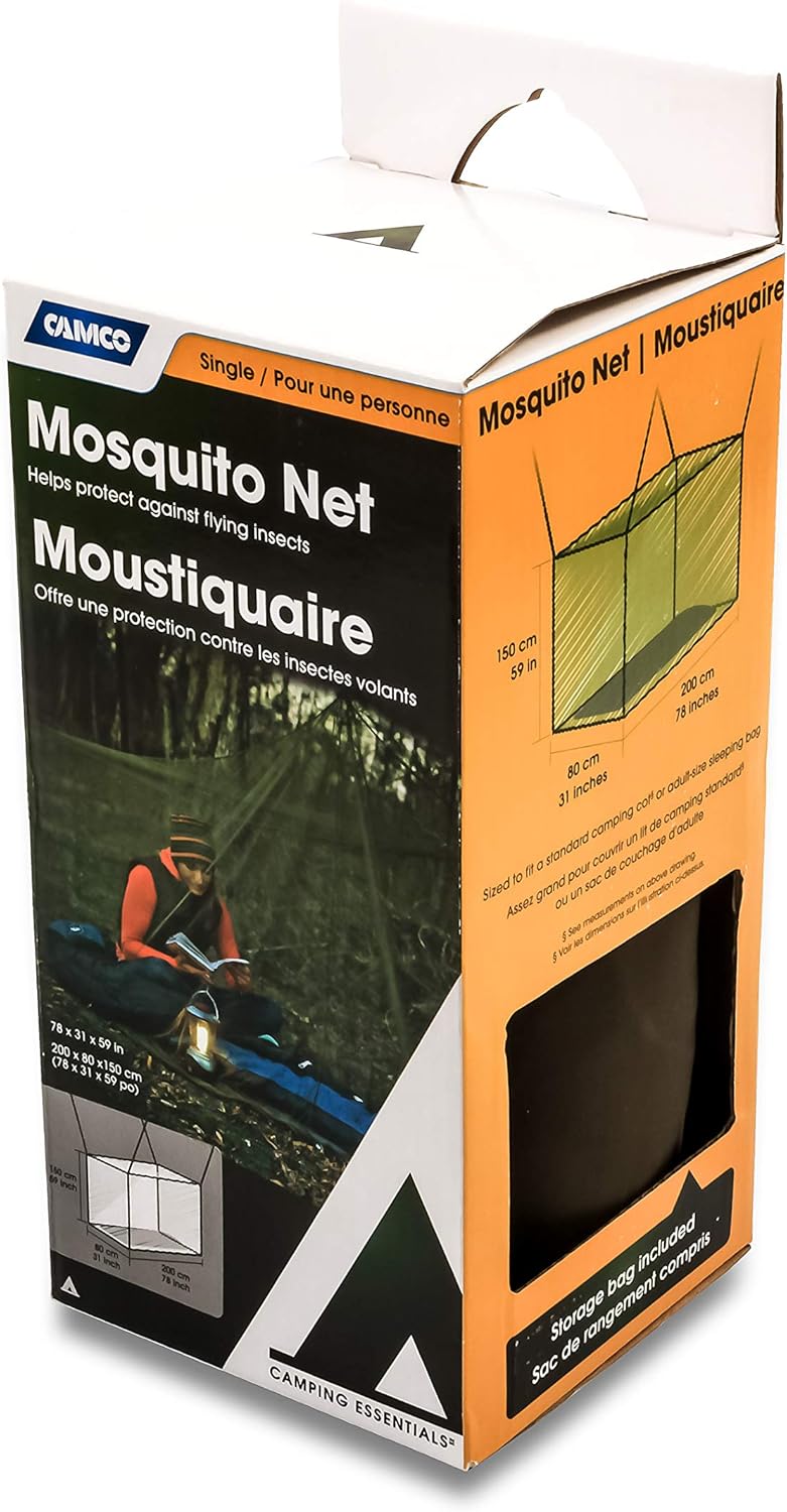Buy 1 get 1 ๐ฅ Camco Outdoor Campsite Mosquito Net Protection with Storage Bag- Fine Mesh Structure Keeps Bugs Out, Green Camo Color Blends with Environment - (51366) Promo 40% OFF Camco Outdoor Campsite Mosquito Net Protection with Storage Bag- Fine Mesh Structure Keeps Bugs Out, Green Camo Color Blends with Environment - (51366)