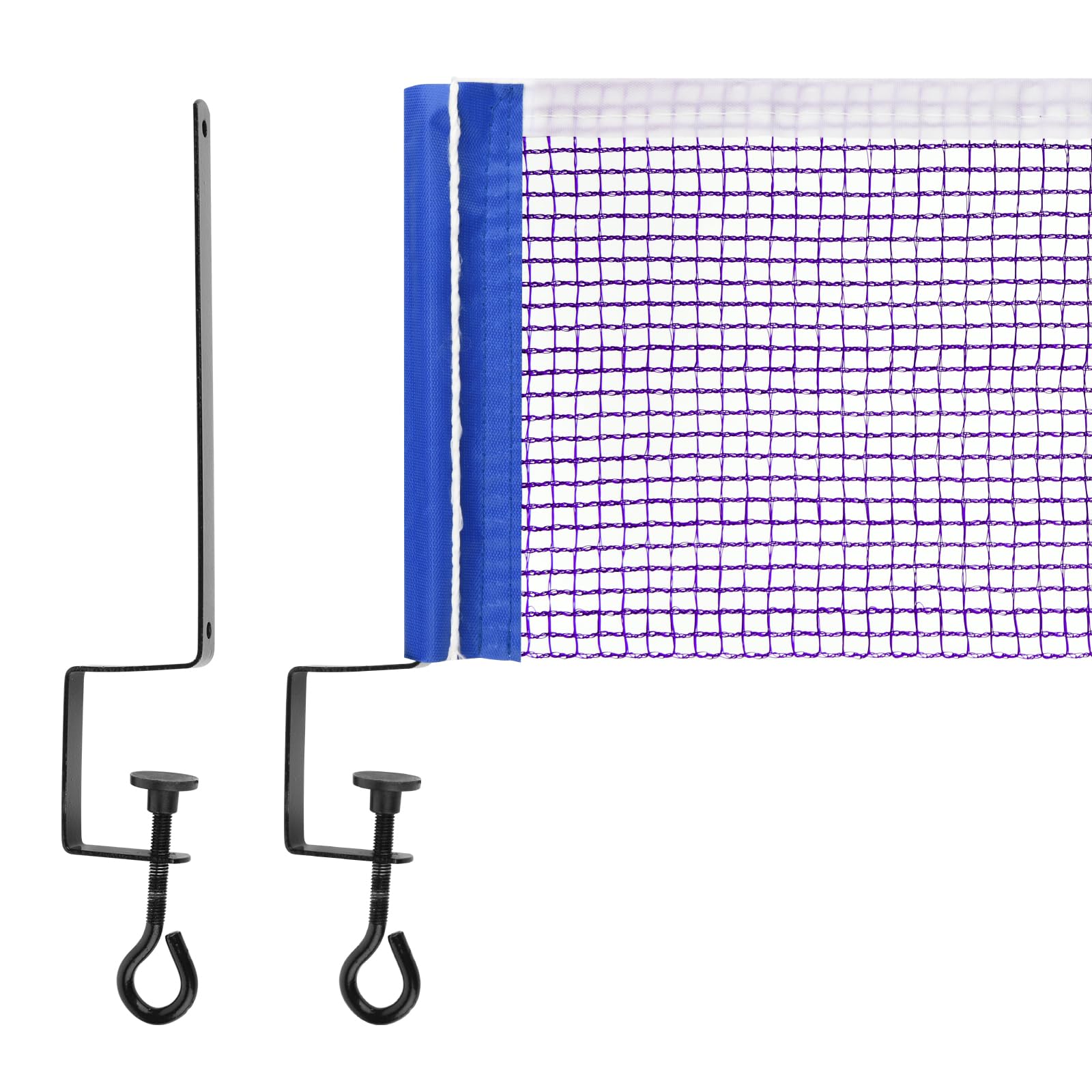 Photo 1 of Cosmos Table Tennis Net Replacement 72 in Standard Ping Pong Net Set Portable Table Tennis Practice Net Ping Pong Training Net with Adjustable Bracket Fits Table Tennis Tables up to 1.25" Thick Table