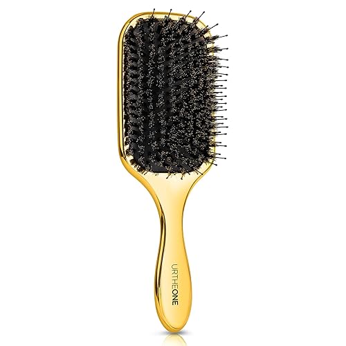 Cepillo de pelo, cerdas de jabalí para mujeres, hombres, niños, rizado, delgado, ondulado, largo, corto, seco, cepillo de pelo para el hogar y