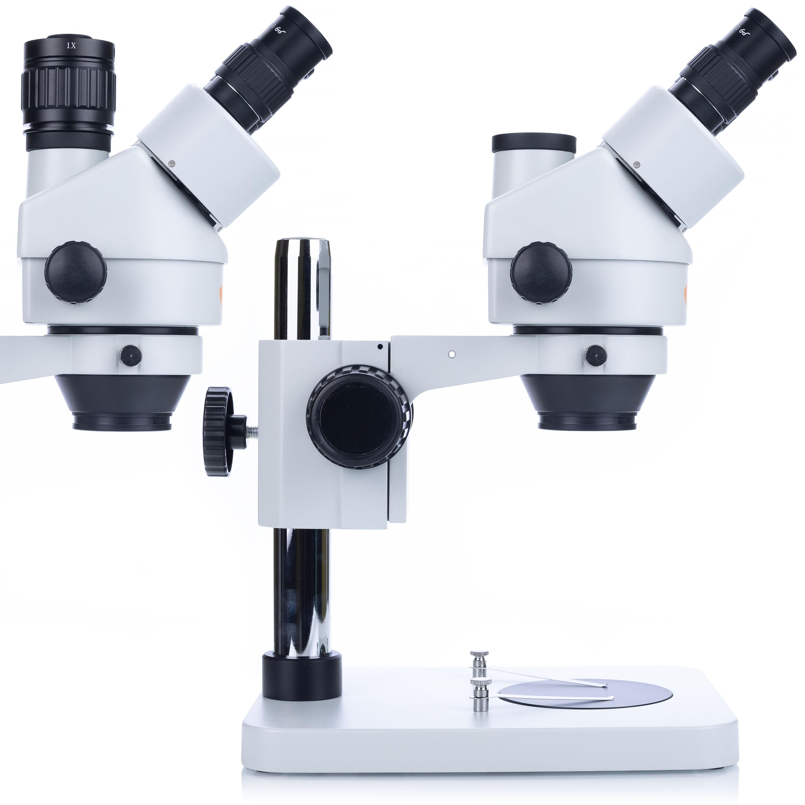 Rosfix Mercury Pro MSMP-T-PS1 - Microscopio estereoscópico trinocular | Zoom 7x 45x | Anillo de luz LED 56x | Lente Barlow 0,5X | Óptica precisa