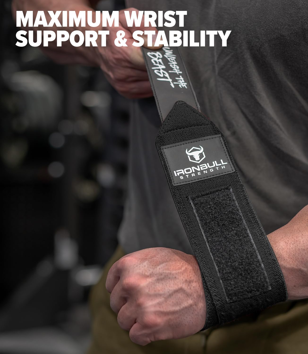 Wrist Wraps for Weightlifting (IPF, USAPL, USPA, IPL Certified) - Bench Press Wrist Straps for Powerlifting, Bodybuilding and Gym Weight Lifting Workout - Men & Women