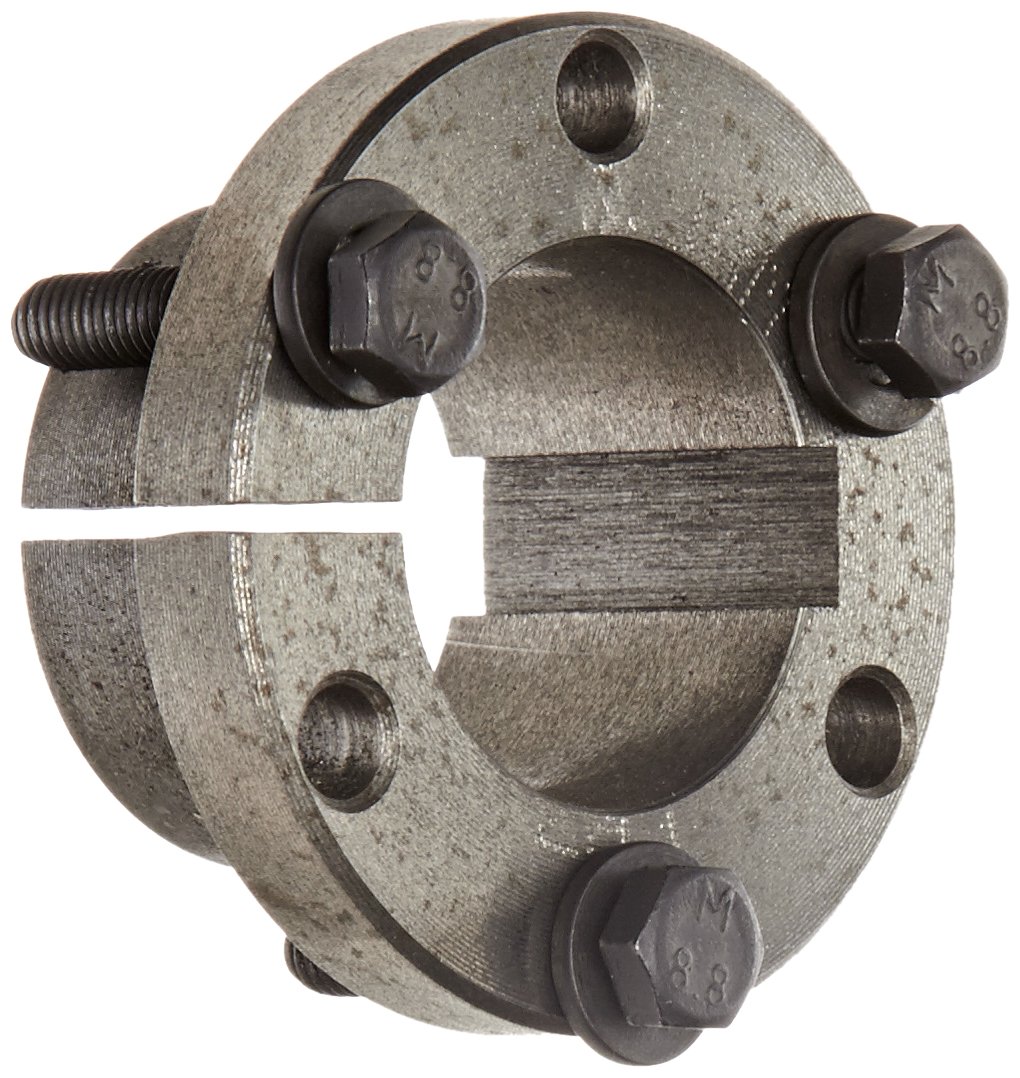 TB Woods Type JA JAM28MM Sure-Grip Bushing, Metric, 28 mm Bore, 34.9 mm OD, 25.4 mm Length, 198 lbs/in Torque, Standard Design, Shallow Keyway