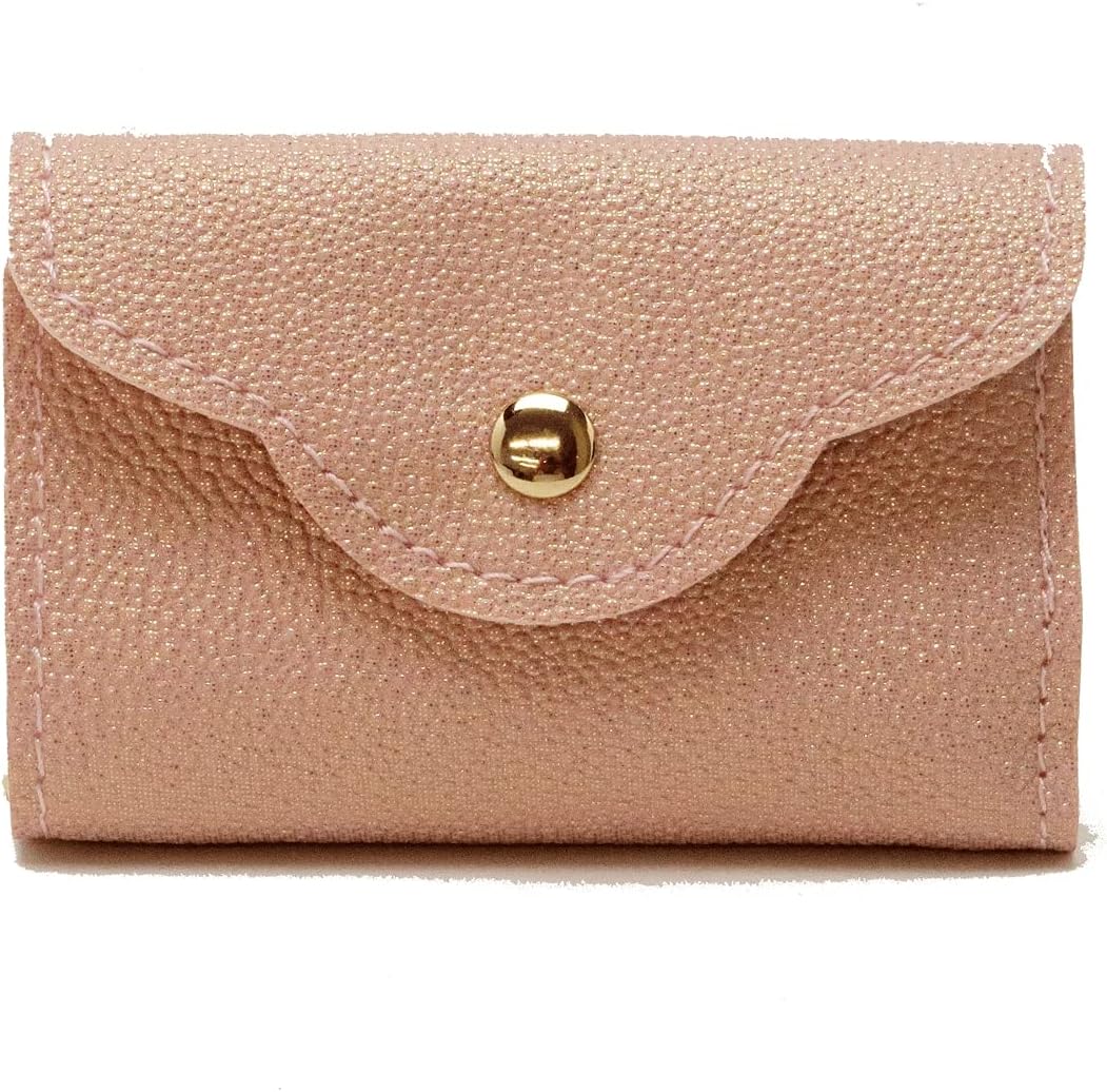 [贅沢屋] ジュエリーポーチ 携帯用 ジュエリーケース 持ち運び ミニ トラベル アクセサリーケース ピアス ネックレス 指輪 リング イヤリング Z-TR ピンクラメ