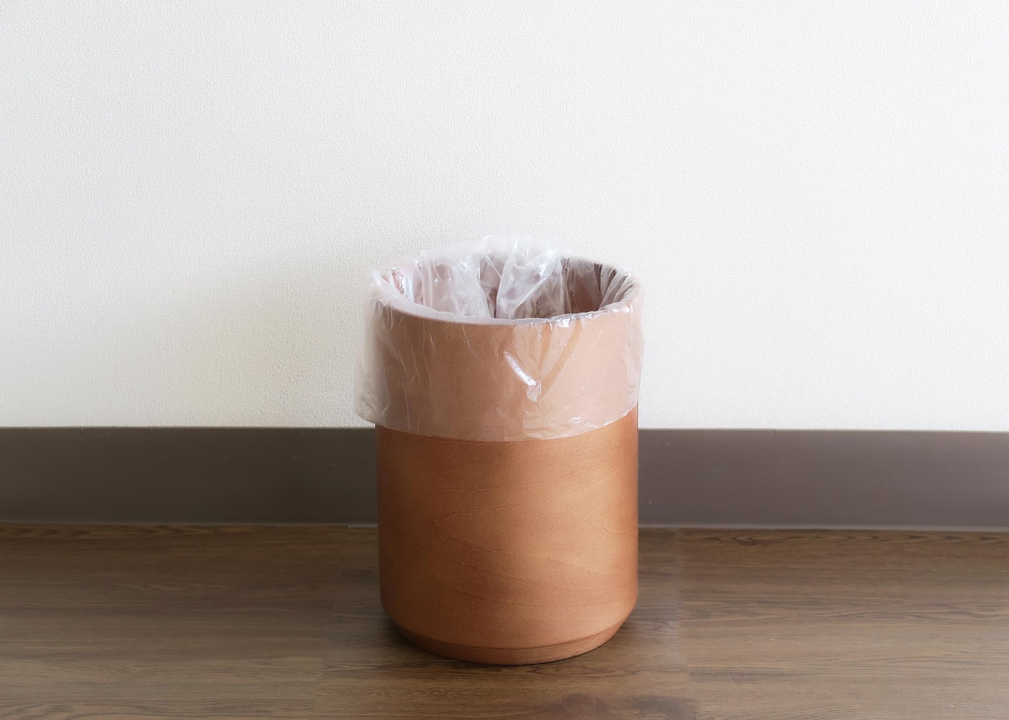 Amazon.co.jp: BUNACO IB-DF417 (Caramel Brown) Trash Can, Made in