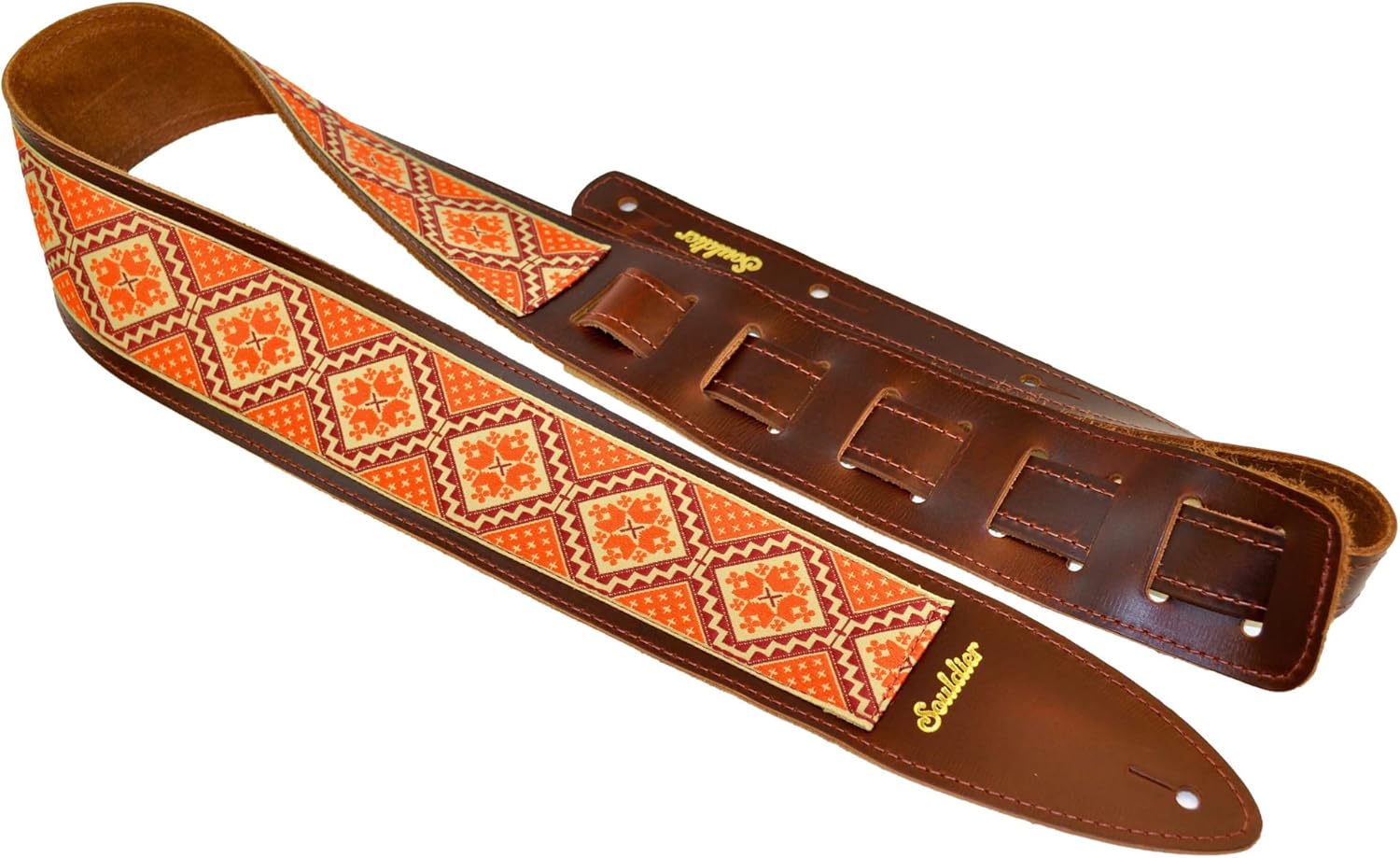 Souldier Handmade Solid Torpedo Strap for Bass, Electric, or Acoustic Guitar