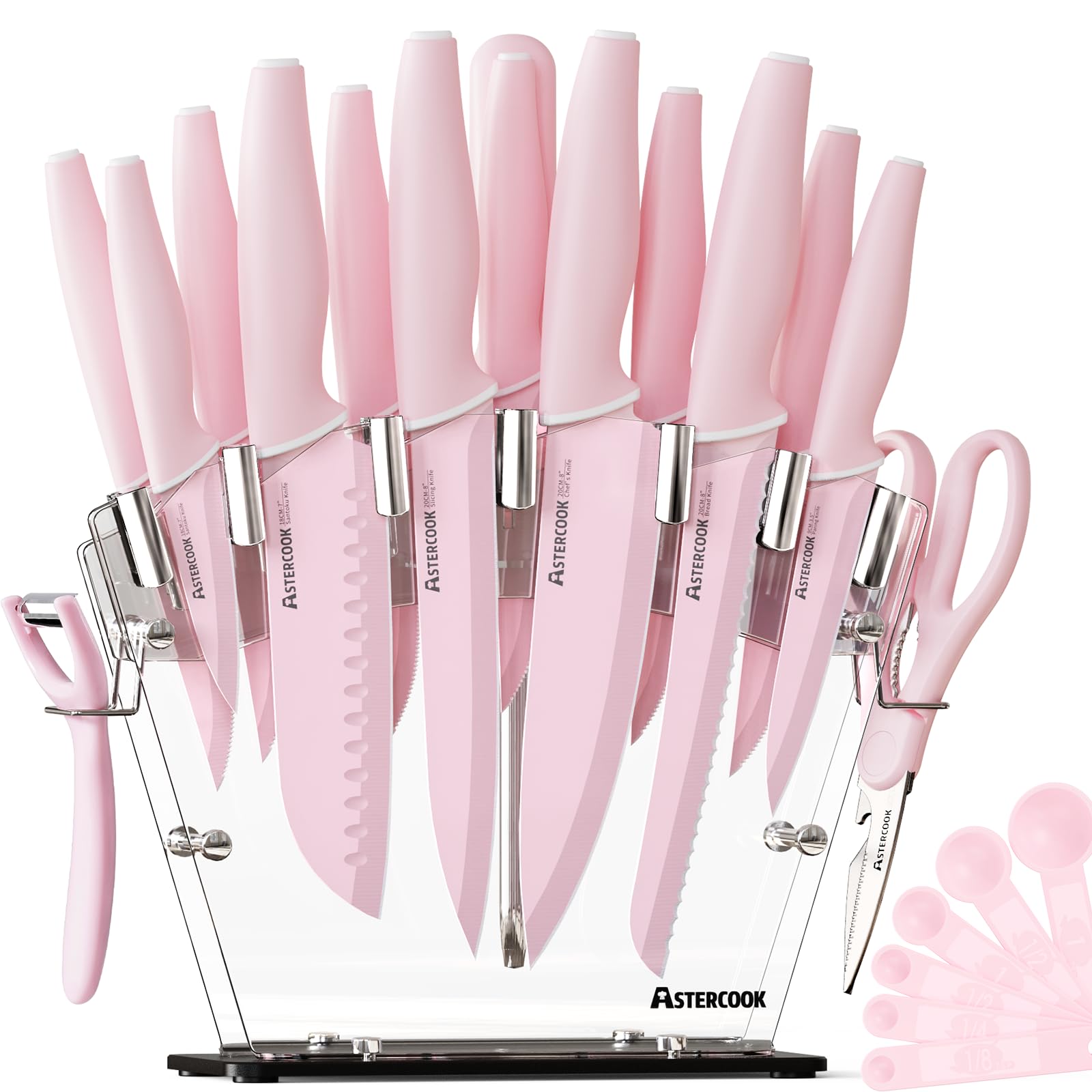 Astercook Knife Set with Block