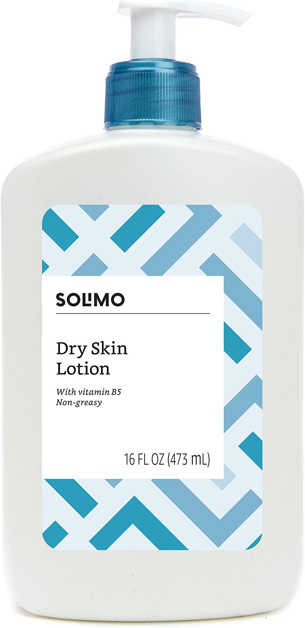 Amazon Brand - Solimo Dry Skin Lotion with Vitamin B5, 16 Fluid Ounce