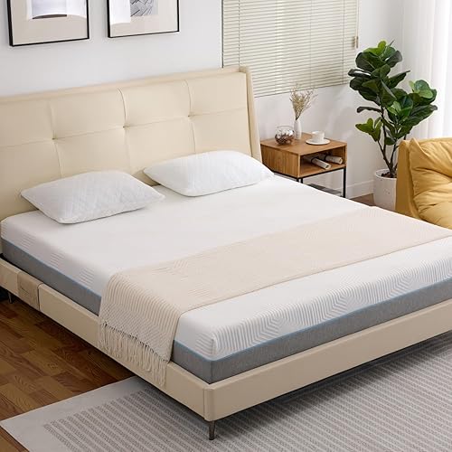 Miniatura 9 de MUUEGM Colchón individual XL, colchón de espuma viscoelástica de gel de 12 pulgadas tamaño individual XL en una caja para aliviar el dolor de