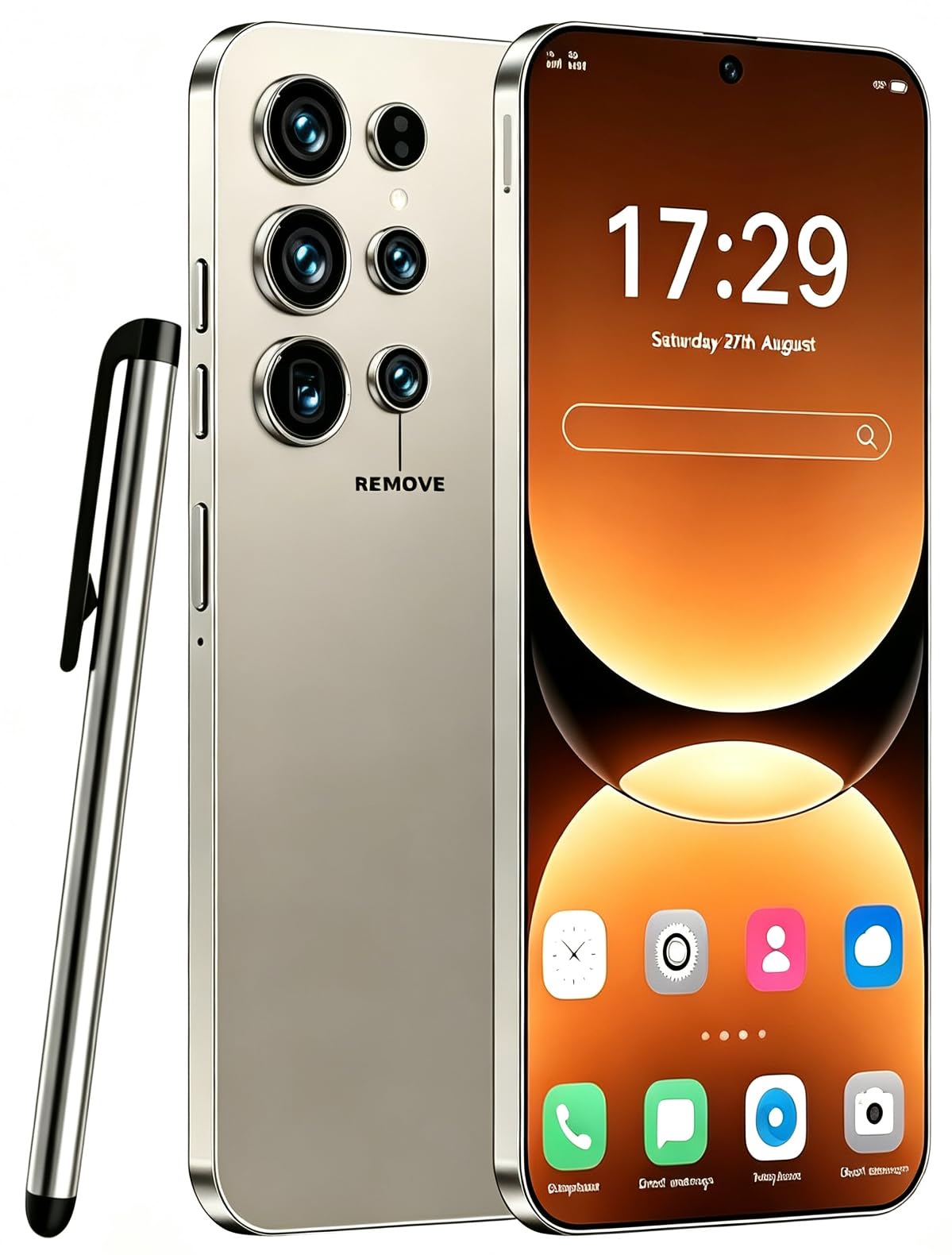 C25 Unlocked Phones 6.5" HD Cell Phone 4GB+128GB Android 14 Phone | Snapdragon 8 Gen3 CPU…
