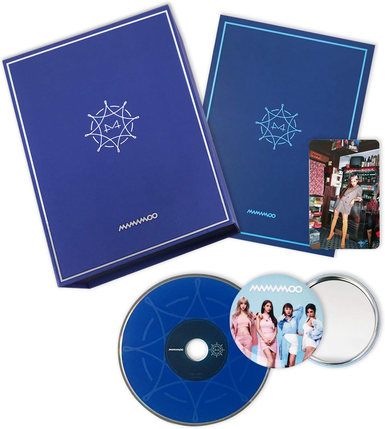 MAMAMOO 8th Mini Album - [ BLUE;S ] CD + Photobook + Photocard + FREE GIFT / K-POP Sealed