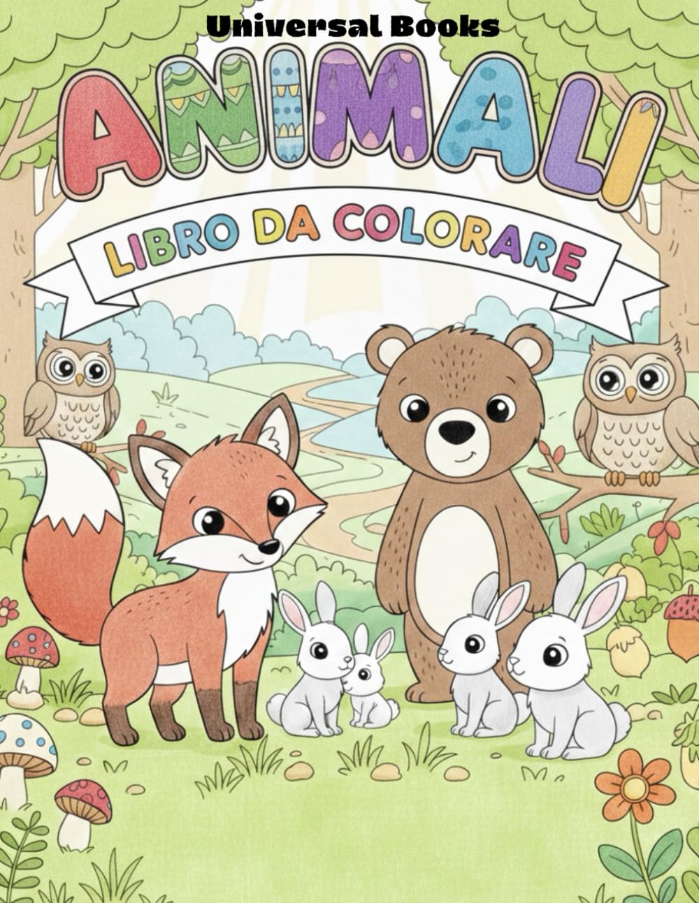 ANIMALI: LIBRO DA COLORARE