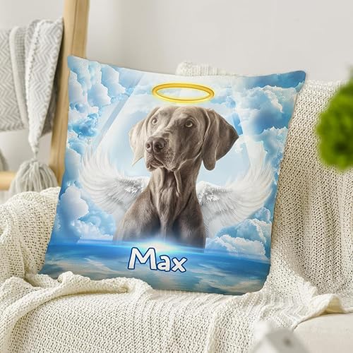 Miniatura 3 de Funda de almohada conmemorativa personalizada para mascotas, regalos conmemorativos para perros, gatos con nombre y foto personalizados, regalo de