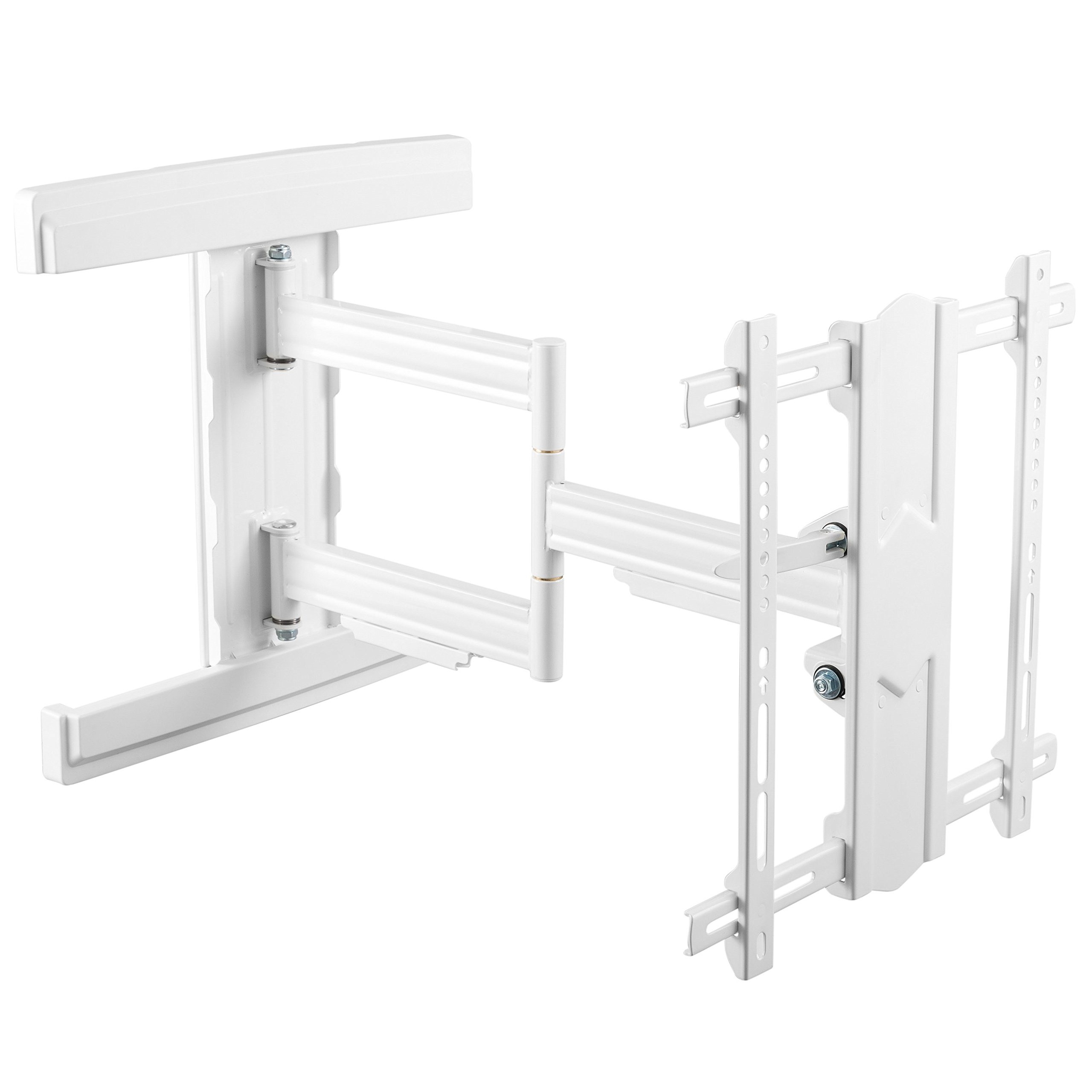 RICOO Supporto TV parete S5744-W Girevole Inclinabile Televisore 45-85" (114-216 cm) Staffa universale Televisione LED/Curvo VESA 200 x 200-400 x 400