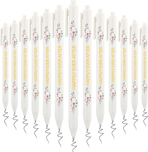 Fulmoon 75 bolígrafos de despedida de soltera, bolígrafos de boda a granel, regalos de despedida de soltera, regalos de fiesta de compromiso,