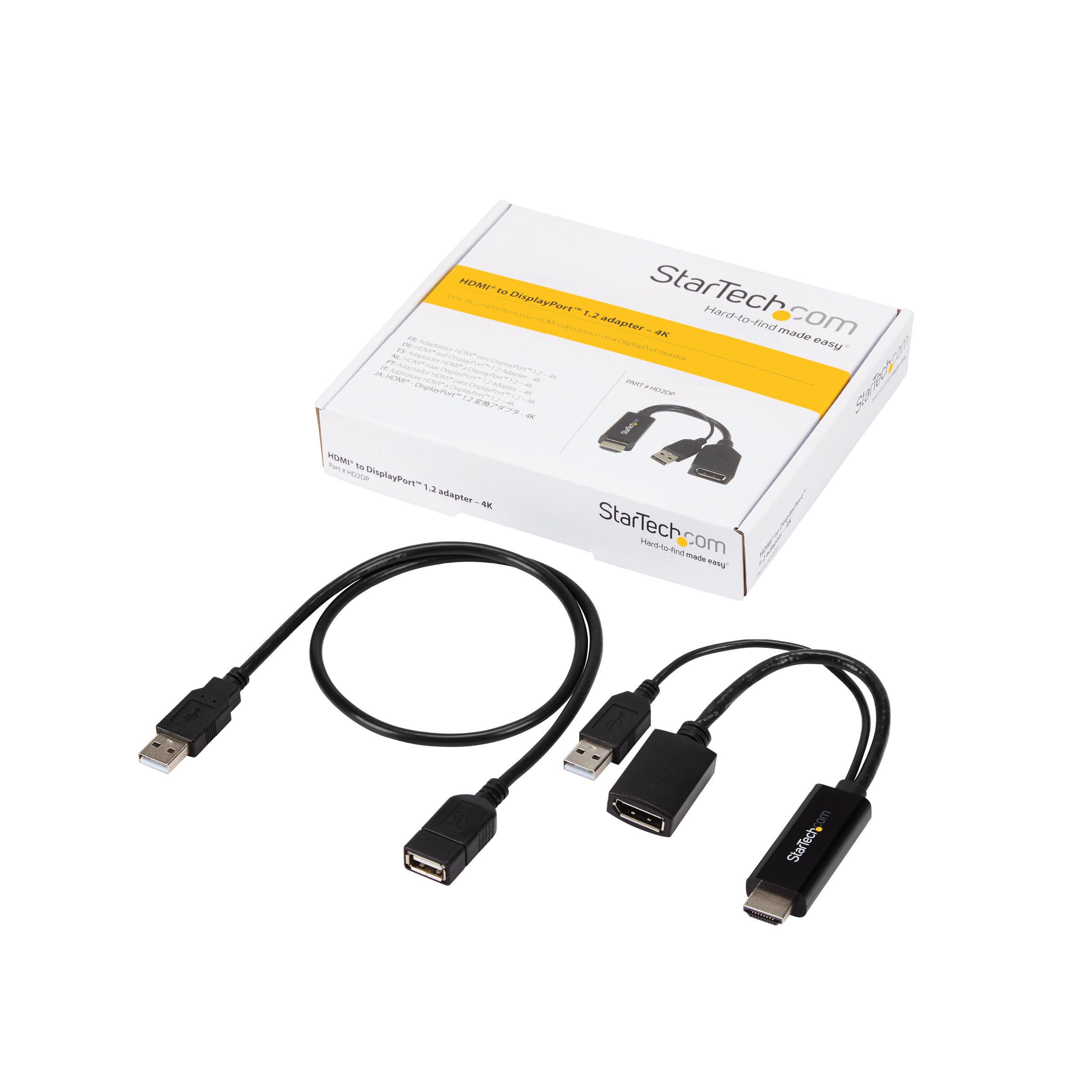 Amazon.co.jp: StarTech.com HDMI - DisplayPort変換アダプタ 4K/30Hz