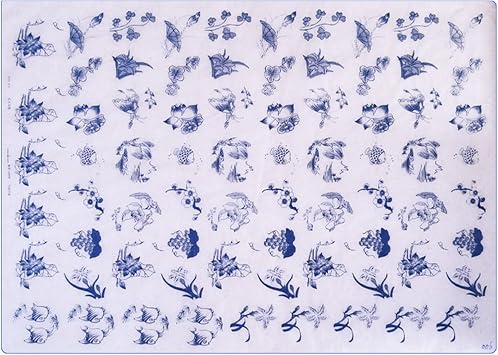 Pottery Clay Transfer Paper Ceramic Decals Ceramics Clay Transfer Paper Underglaze Flower Paper Decal Paper