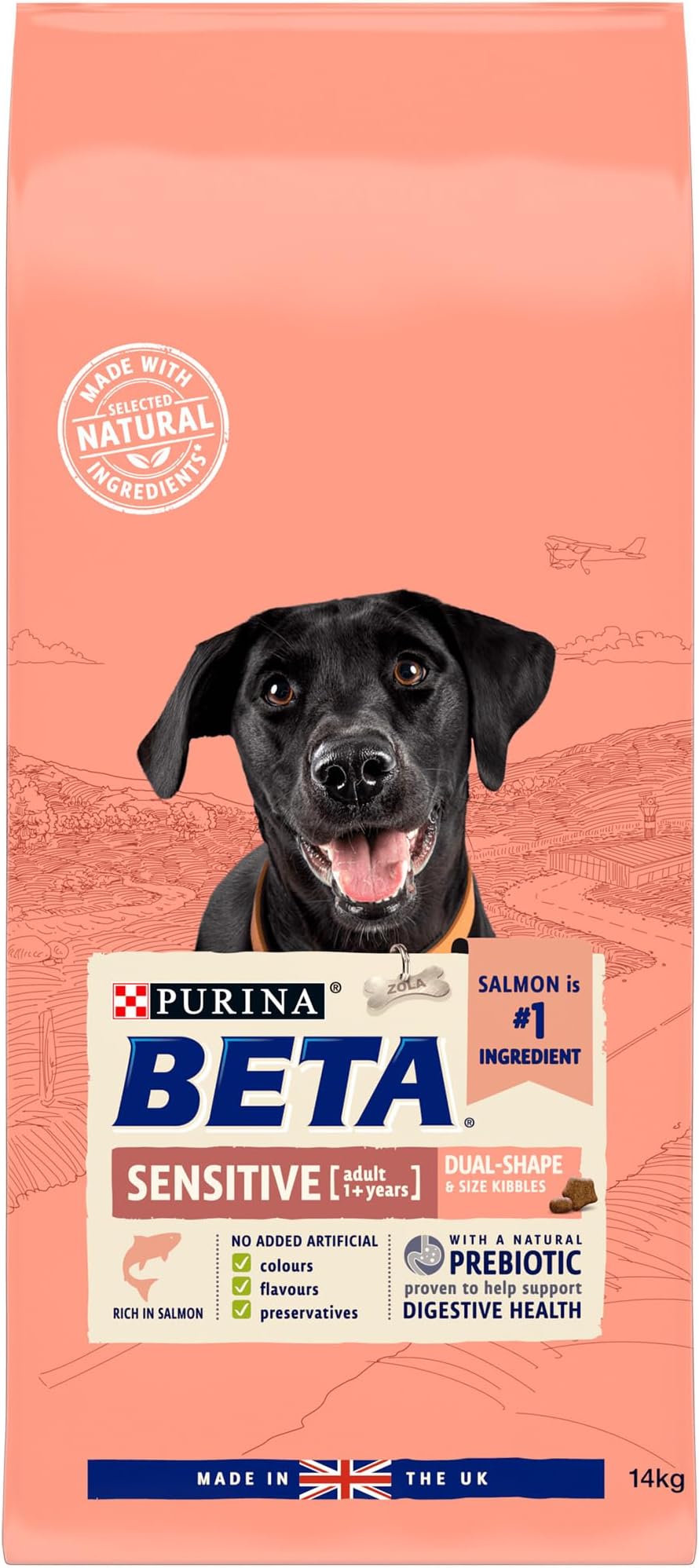 Adult Sensitive Salmon Dry Dog Food 14kg