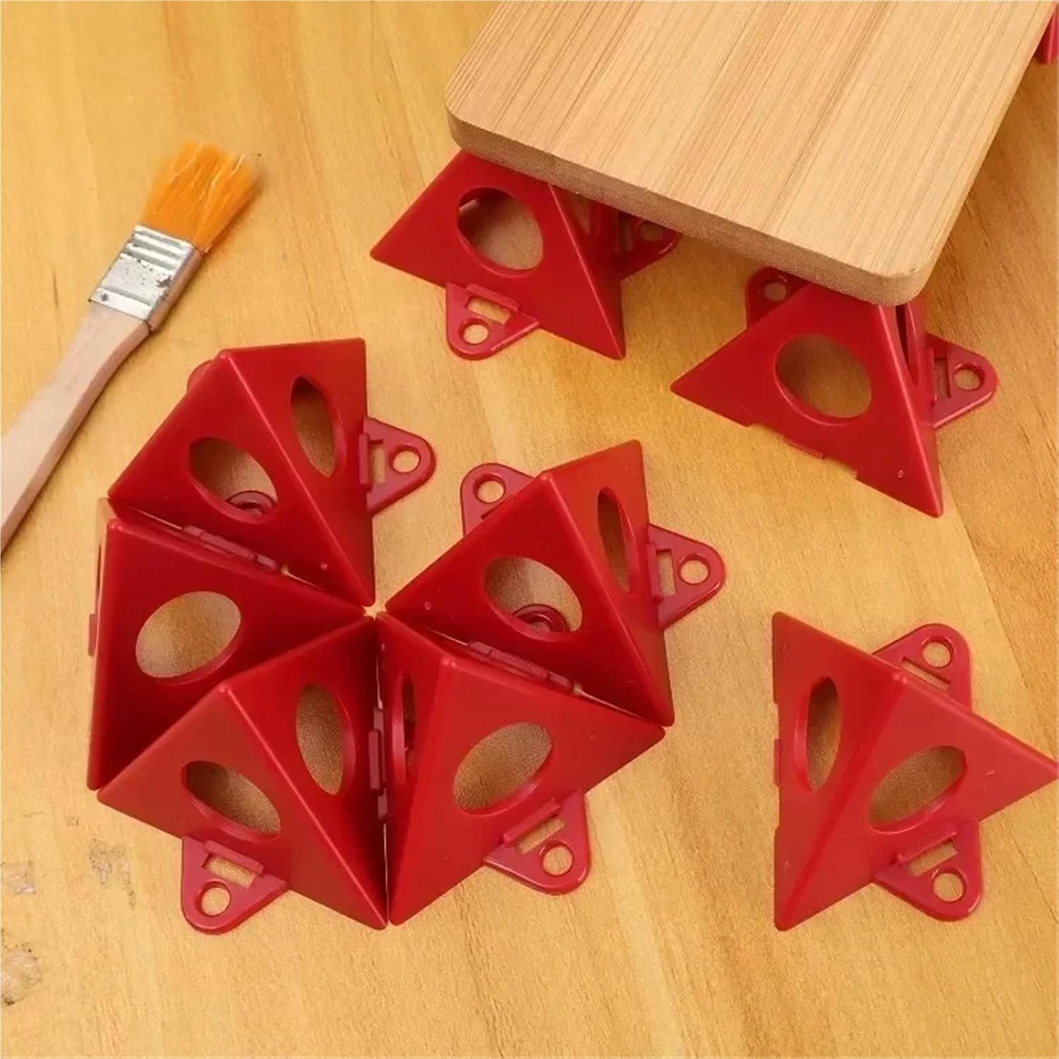 Painters Pyramids 80pcs Mini Pyramid Support Frame Tripod Spray Painting Brackets Block Woodworking Paint Stands Auxiliary Tools Triangular