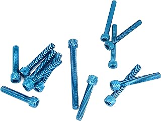 Juego de tornillos TNT para tapas de motor y tapas de vario, 13 unidades, color azul para Derbi GPR Nude Racing Senda DRD SM Ltd Edition Pro Evo R X-Treme X-Race 50 cc