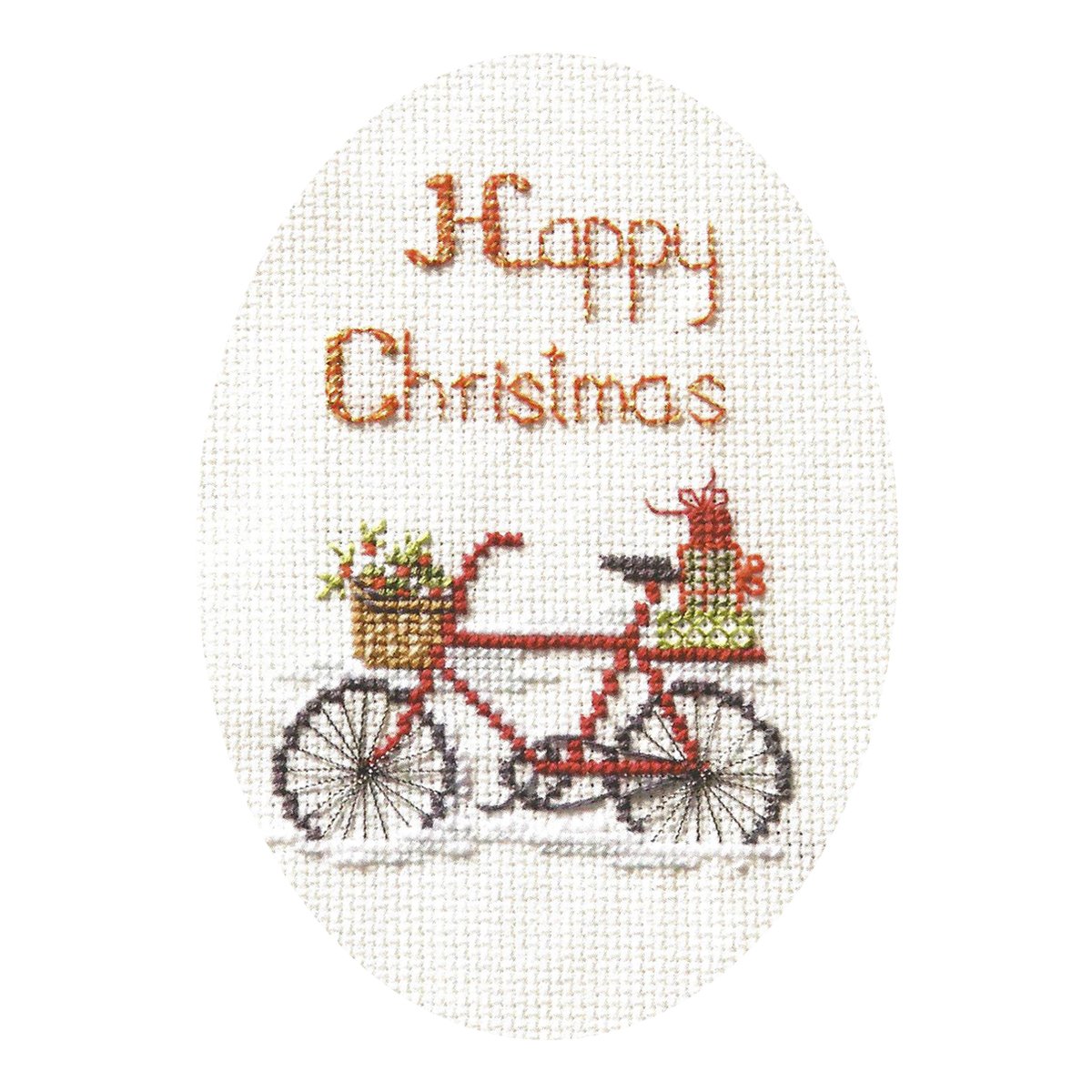 Bothy Threads Greeting Card Cross Stitch Kit Christmas Delivery 9x13.3cm DWCDX55 Counted Pattern