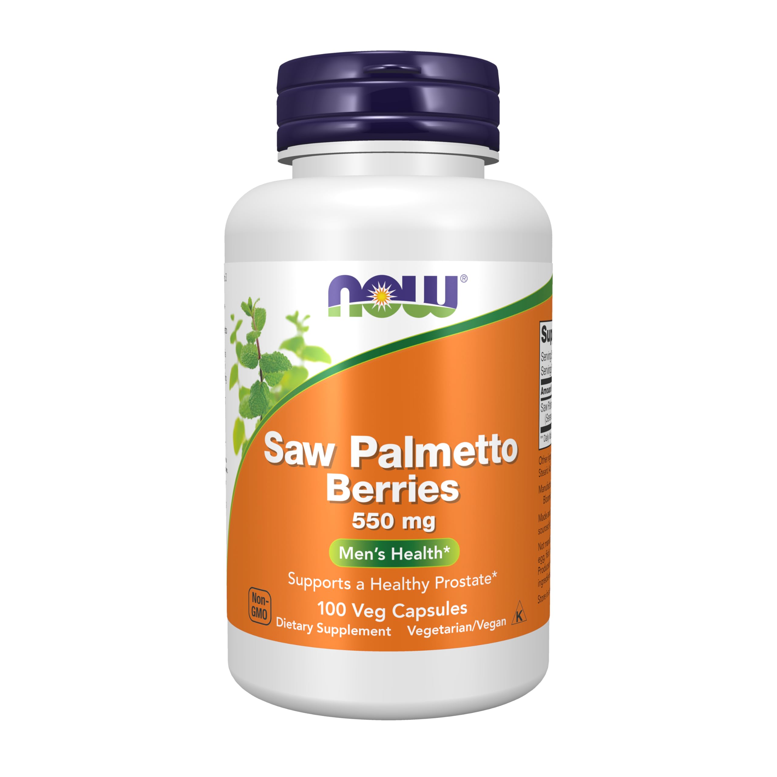 Now Foods Saw Palmetto 550mg 100 Vcaps