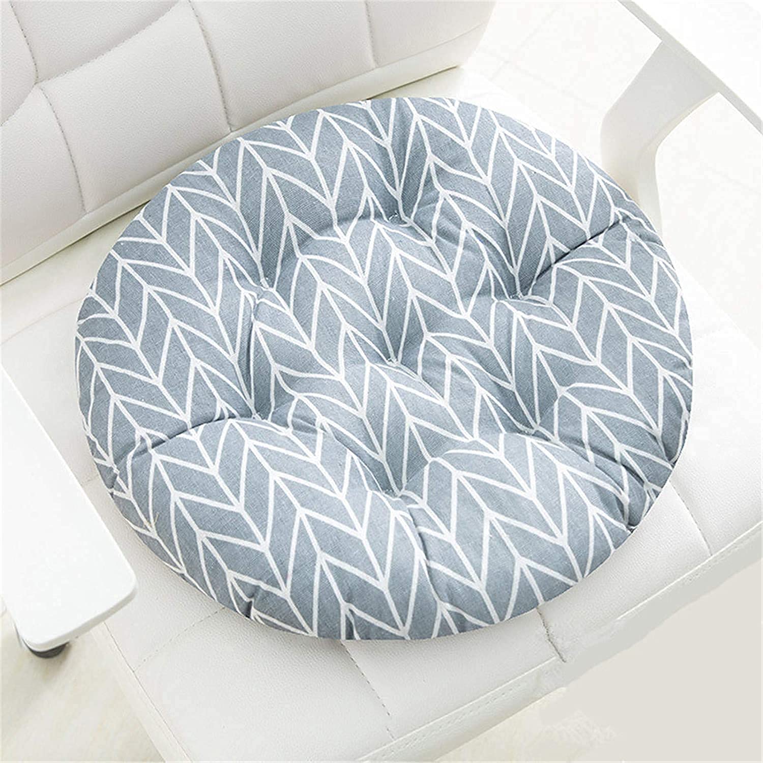 Coussin tatami rond en coton et lot de 2 coussins de chaise pour salon et sol