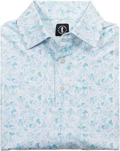 U Suck at Golf Polo de golf para hombre - Dry Fit Golf Polo para hombres - Empresa de ropa de club de golf de alto rendimiento