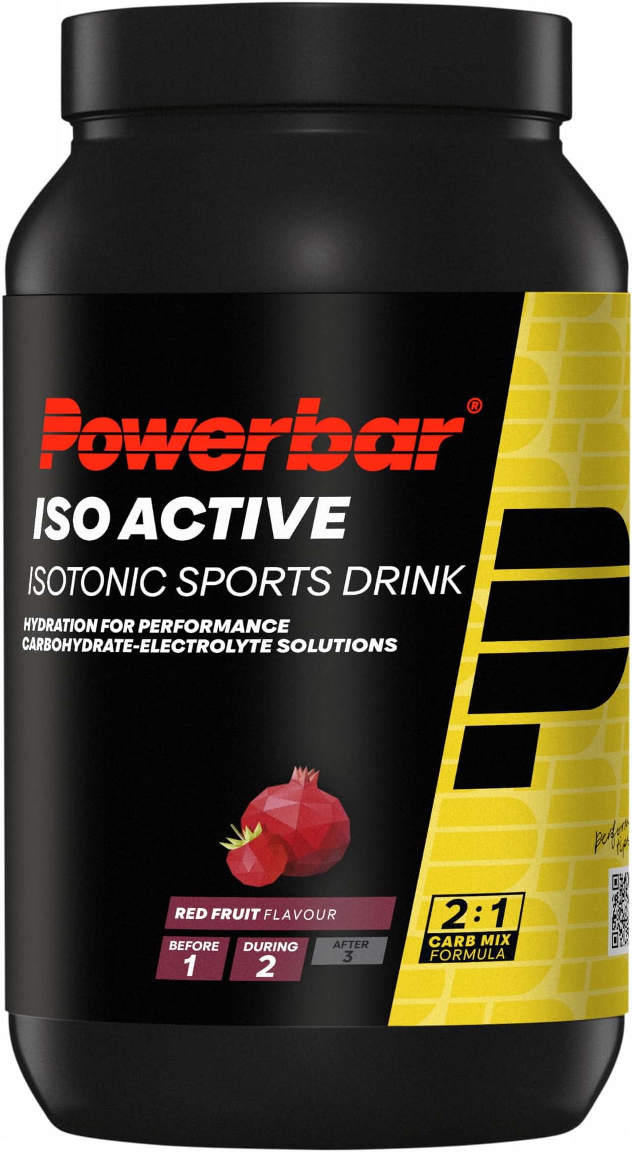 Isoactive - Red Fruit - 1320g - Isotonic sports drink - 5 electrolytes