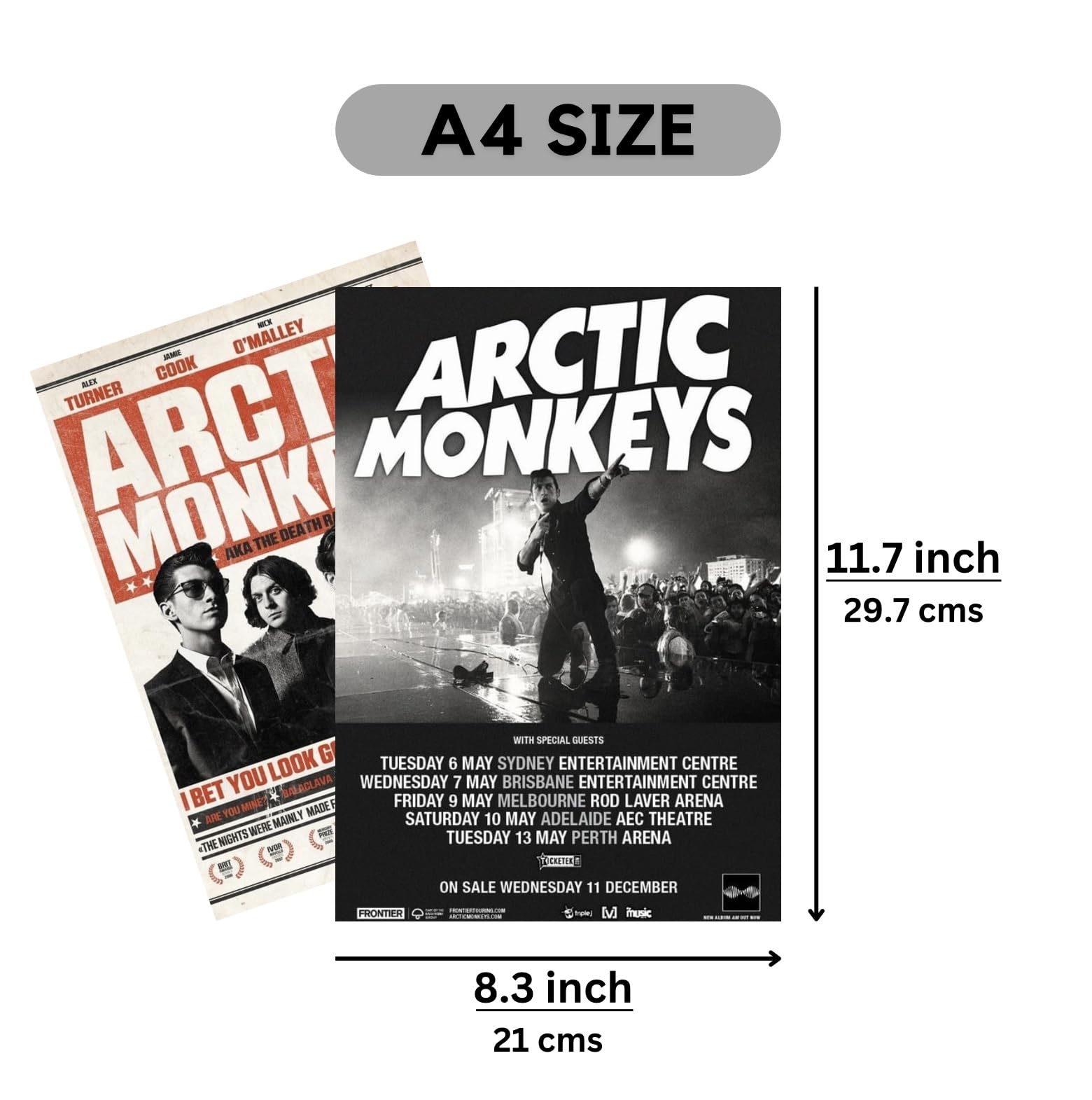 Arctic Monkeys Wall Art Set - 6 Iconic Posters -4