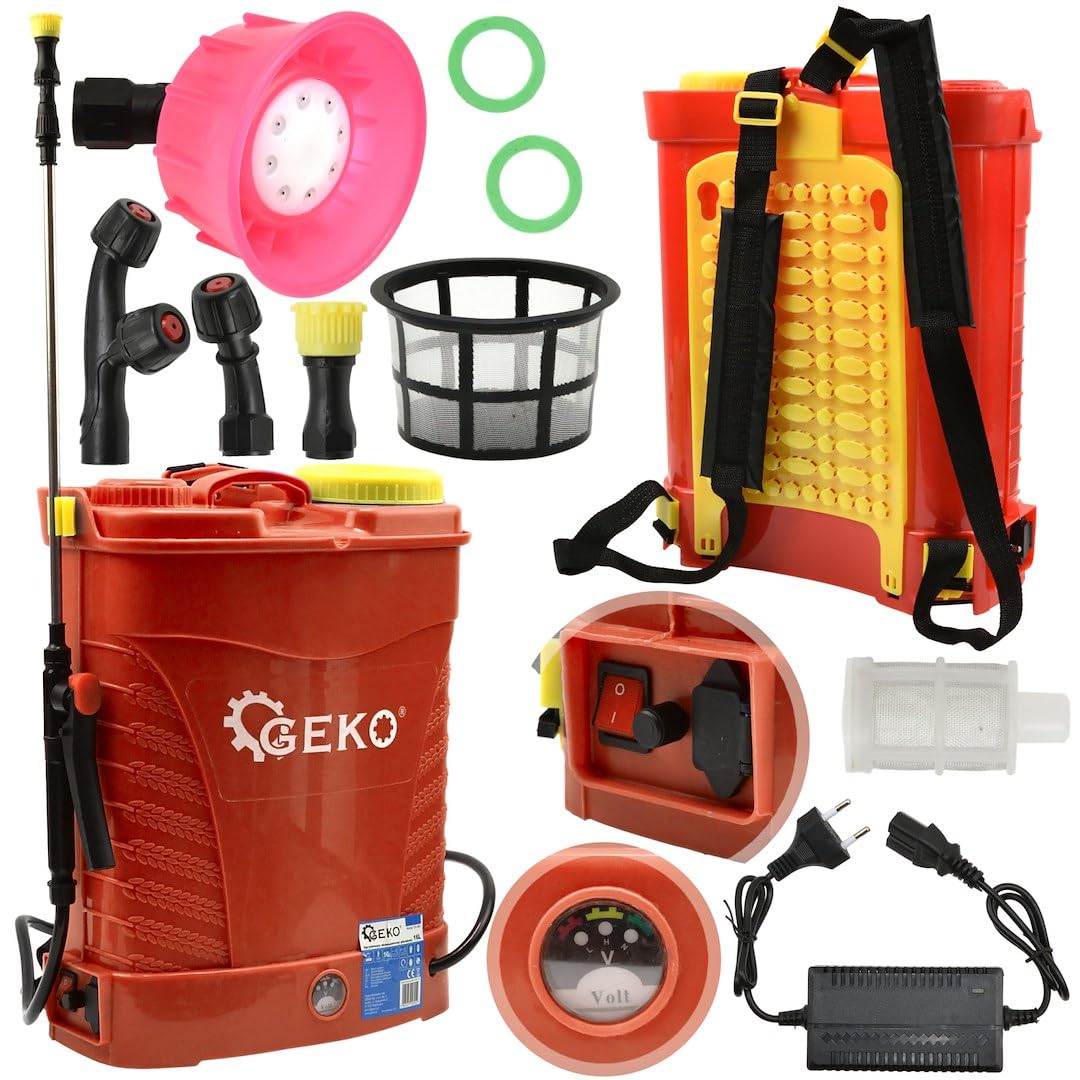 BSD Pulverizador eléctrico de mochila 16L - Batería, ligero y ergonómico para uso agrícola y jardinería, ideal para protección y mantenimiento de cultivos.