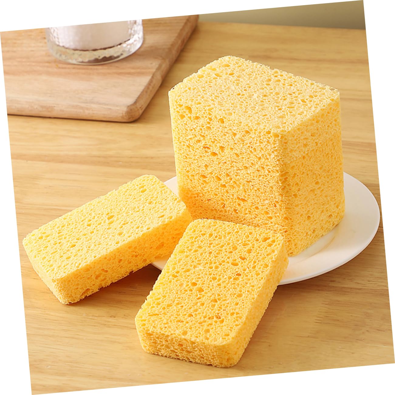 Cabilock 18piezas Esponjas De Limpieza para Cocina Esponjas Multiusos para Lavar Platos Fregaderos y Utensilios Material Resistente y Duradero para Uso Diario Hogar
