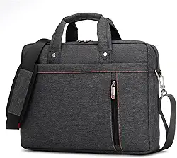 Maleta Executiva para Notebook de Até 15.6 Polegadas - Modelo Expansível até 12cm, Resistente a Riscos, Material Premium, Bolso Frontal, Alça Lateral Ajustável, Ferragens Cromadas - Grafite - BANGE