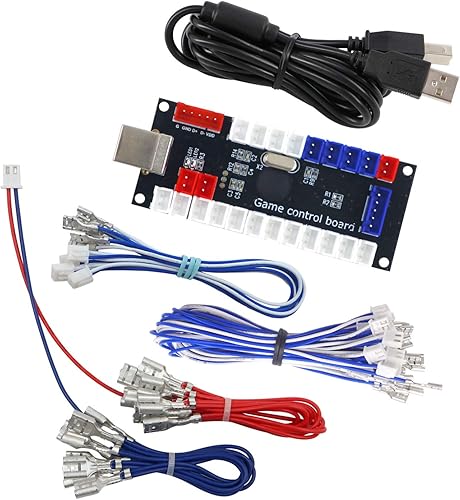 SJJX Arcade Game USB Encoder Zero Delay Gamepad Button Joystick Controller for PC Retropie Raspberry Pi MAME