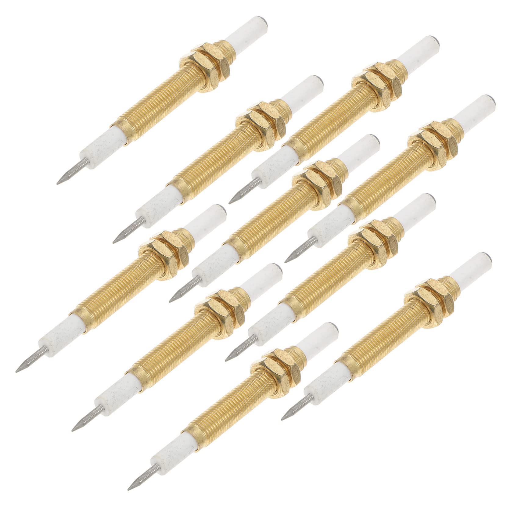 FUNOMOCYA Universal Copper Sleeve Igniter Needle Kit 10pcs Replacement for Grill Spark Ignition Gas Fireplace Igniter