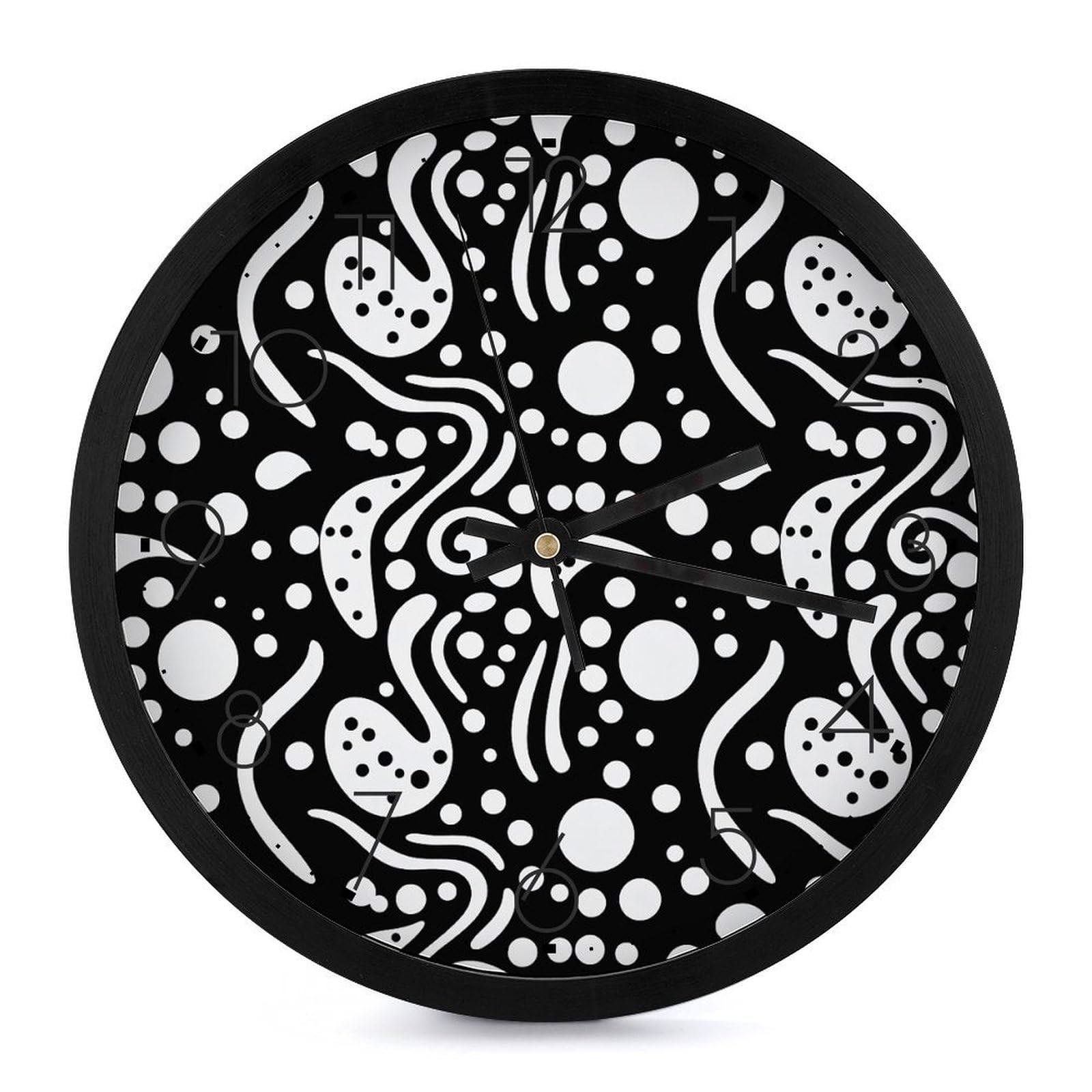 Horloge murale numérique à piles avec grands chiffres pour salon