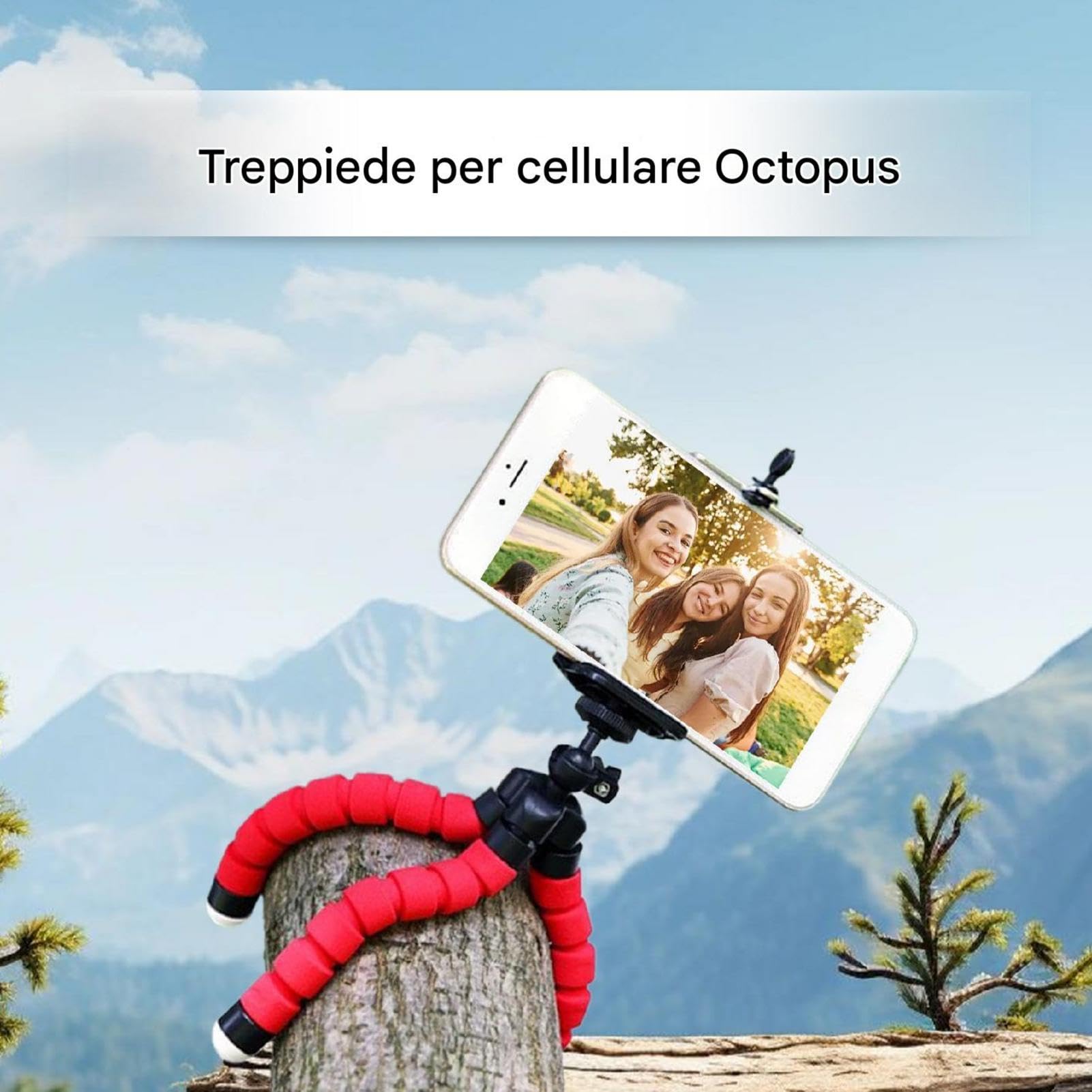 Treppiede Flessibile Per Telefono Con Telecomando, Supporto Regolabile Per Foto E Video
