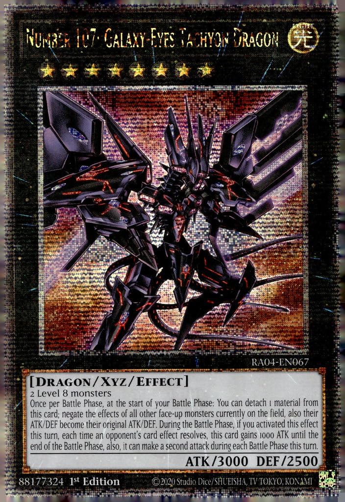 Amazon.com: Number 107: Galaxy-Eyes Tachyon Dragon (Quarter