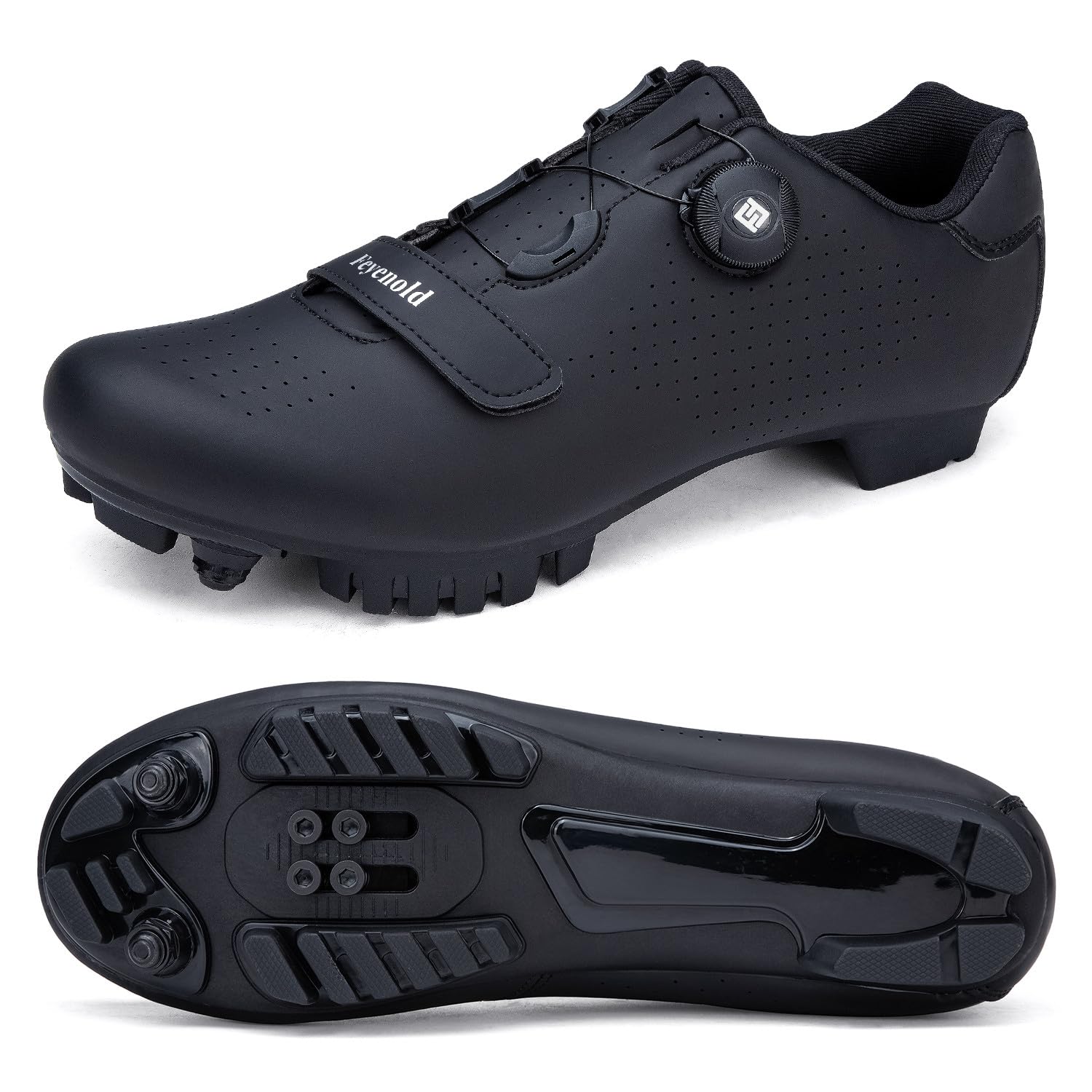 Feyenold Buty rowerowe, męskie, do jazdy na rowerze górskim, damskie, MTB, kompatybilne z SPD Cleats