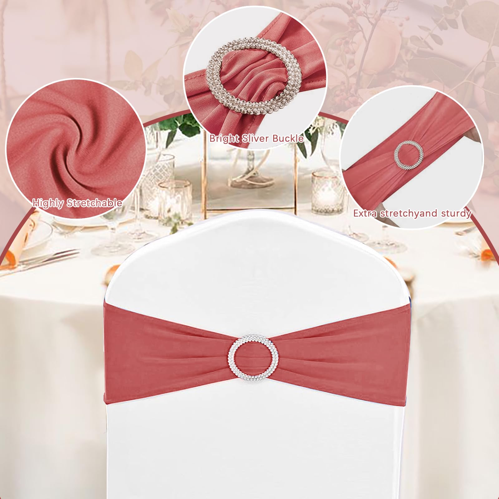 AIRIT LOVELY Faixas Pretas Para Cadeira De Elastano, Faixas