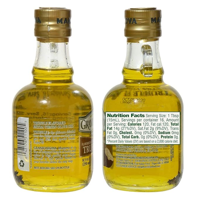 Mantova Aceite de Oliva Extra Virgen con Trufa 8.5 fl oz miniatura 7